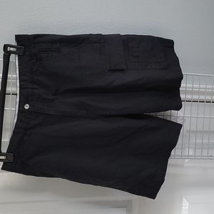 Austin Golf mens black cargo shorts